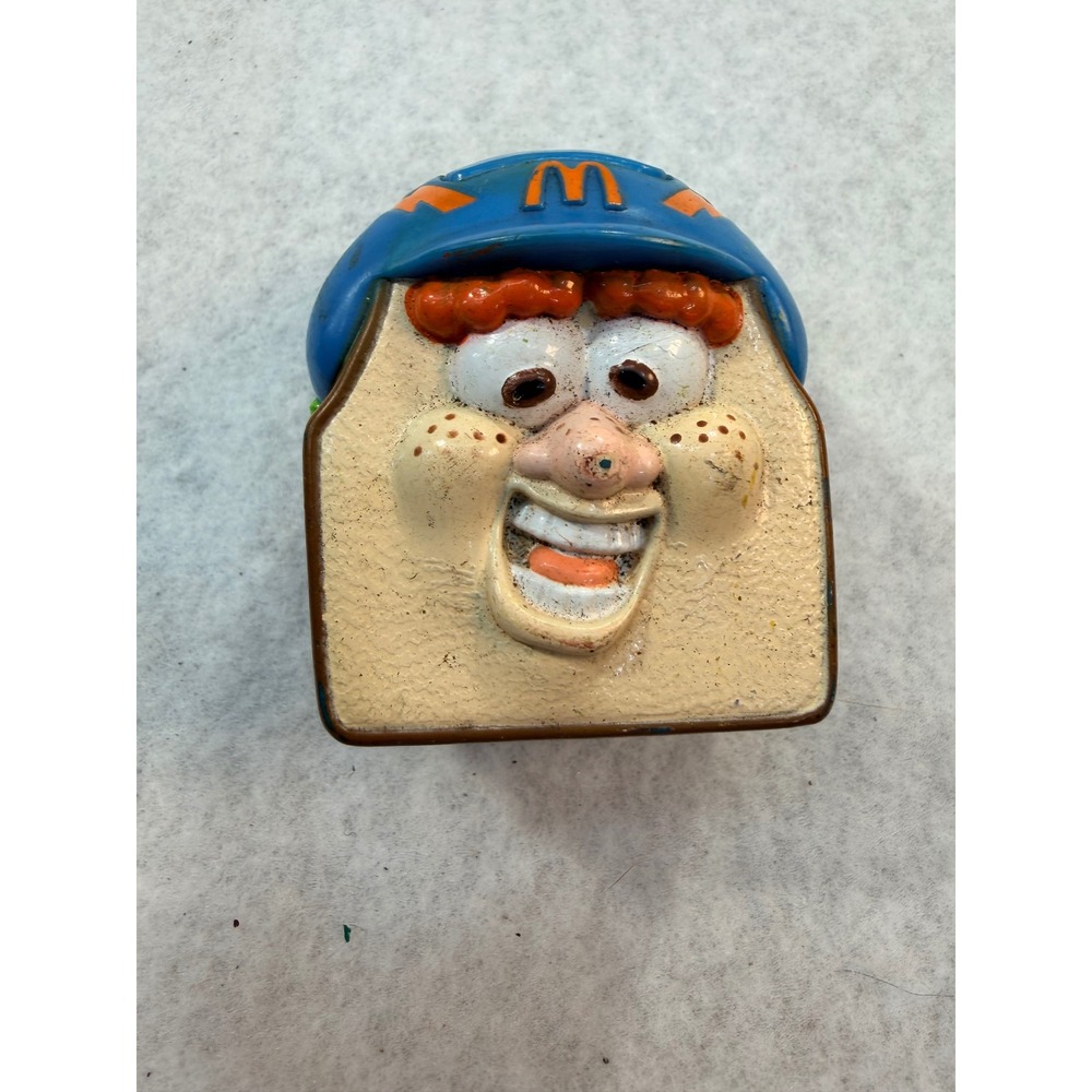 Vintage 1990 McDonalds Changeables Quarter Pounder Robot Food Transformer Toy